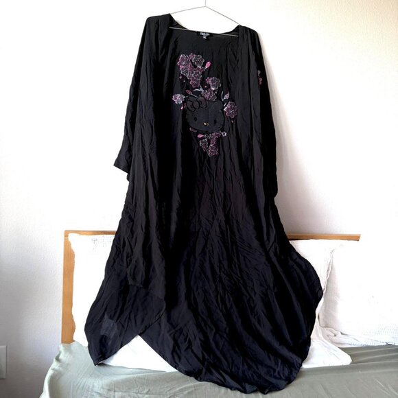 Dolls Kill X Hello Kitty Cherry Blossom Kimono Robe Women's XL - Picture 4 of 4